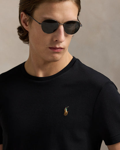 CAMISETA CUSTOM SLIM SOFT COTTON POLO BLACK