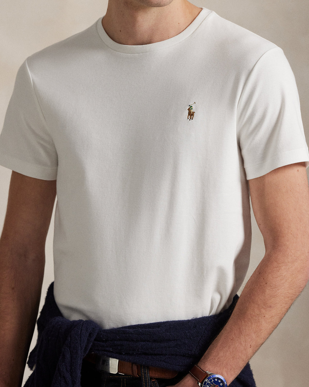 CAMISETA CUSTOM SLIM SOFT COTTON WHITE