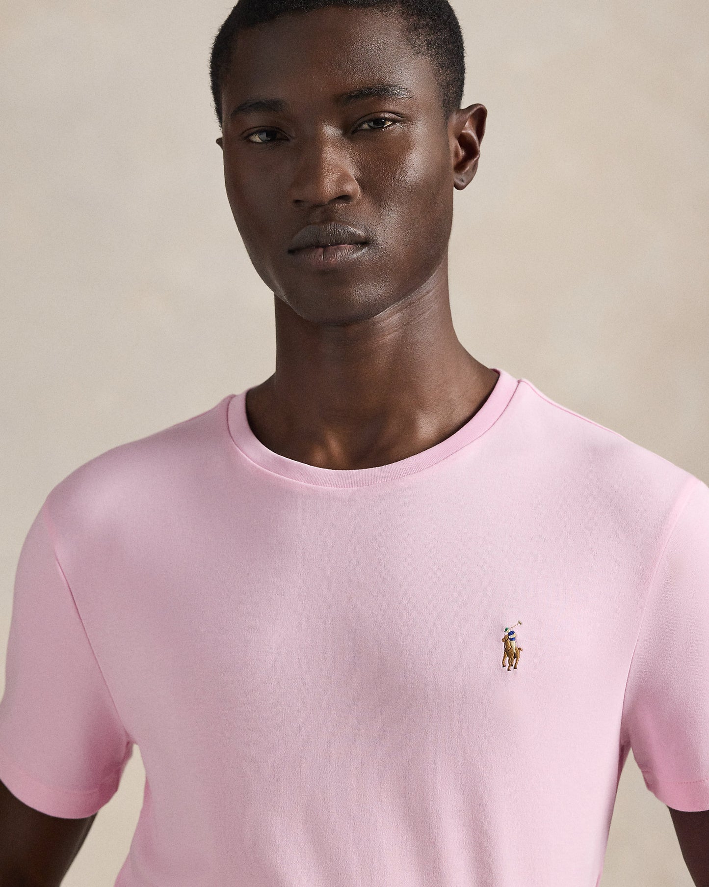 CAMISETA CUSTOM SLIM SOFT COTTON CARMEL PINK