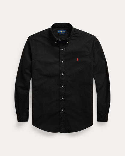 CAMISA CUSTOM FIT GD OXFORD NEGRA