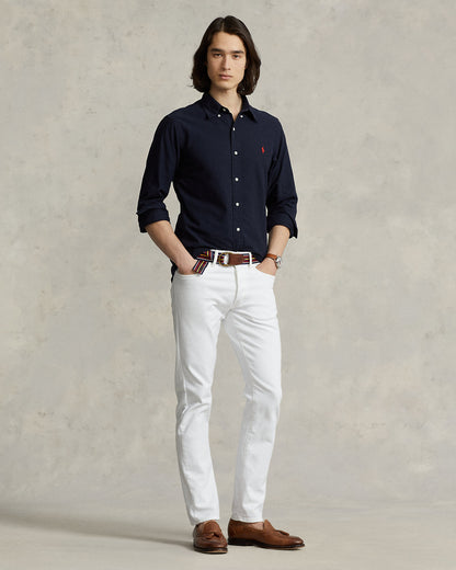 CAMISA CUSTOM FIT GD OXFORD AZUL NAVY