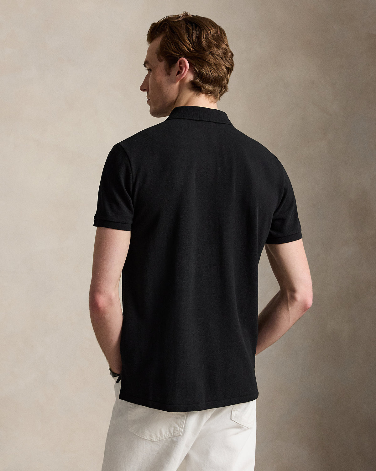 POLO DE PIQUE CUSTOM SLIM POLO BLACK
