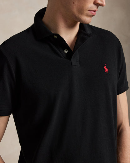 POLO DE PIQUE CUSTOM SLIM POLO BLACK