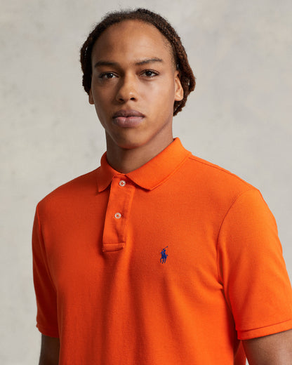 POLO DE PIQUE CUSTOM SLIM SAILING ORANGE