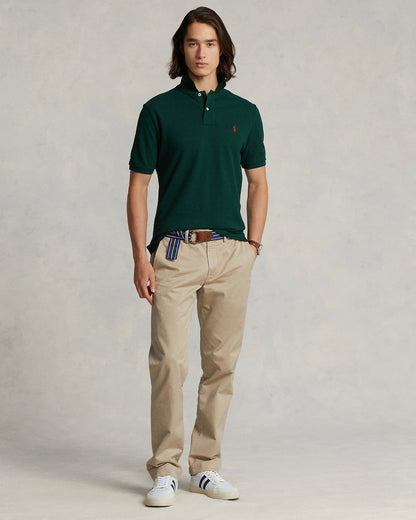 POLO DE PIQUÉ CUSTOM SLIM FIT COLLEGE GREEN