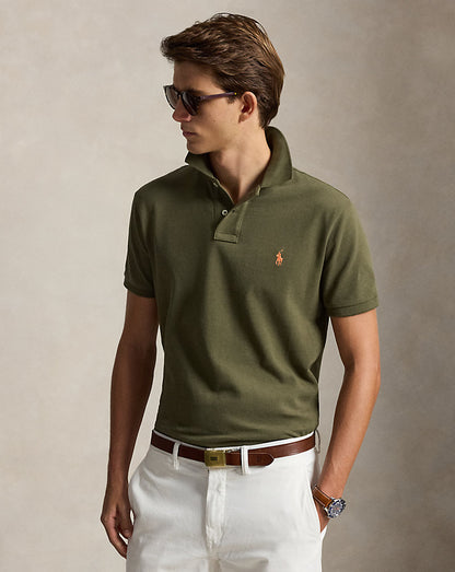 EL ICONICO POLO DE PIQUÉ CUSTOM SLIM FIT CANOPY OLIVE