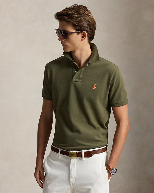 EL ICONICO POLO DE PIQUÉ CUSTOM SLIM FIT CANOPY OLIVE