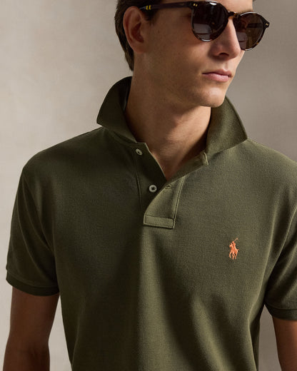 EL ICONICO POLO DE PIQUÉ CUSTOM SLIM FIT CANOPY OLIVE