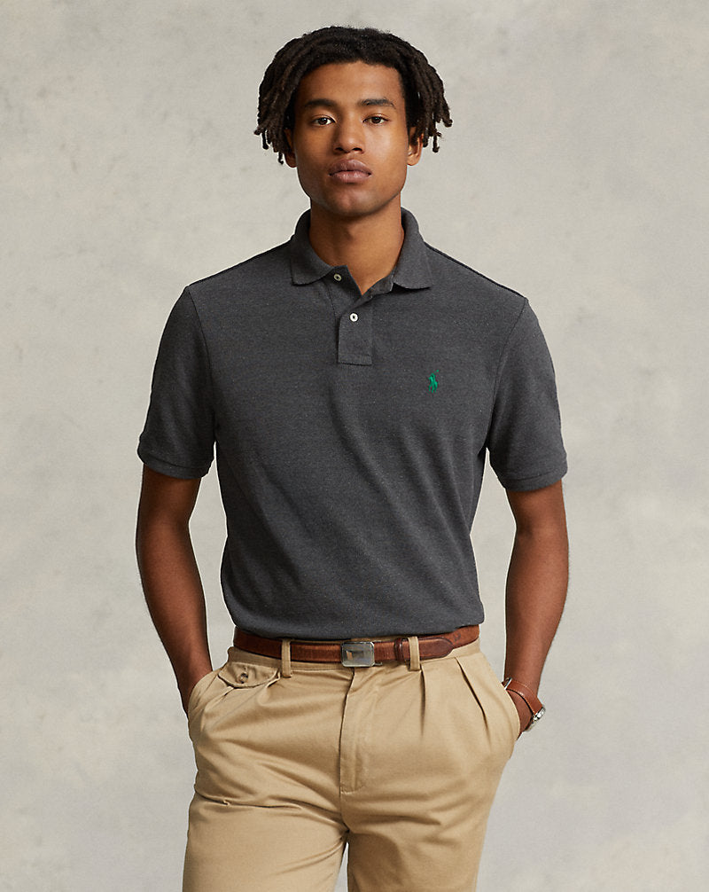 POLO DE PIQUÉ CUSTOM SLIM FIT BARCLAY HEATHER