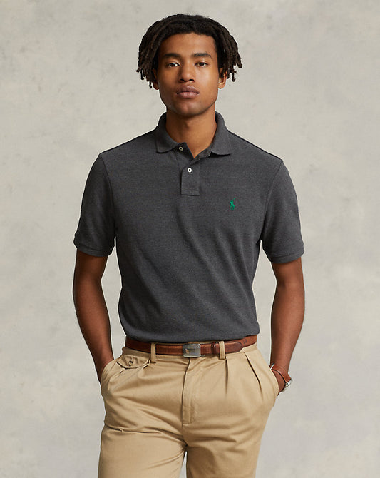 POLO DE PIQUÉ CUSTOM SLIM FIT BARCLAY HEATHER