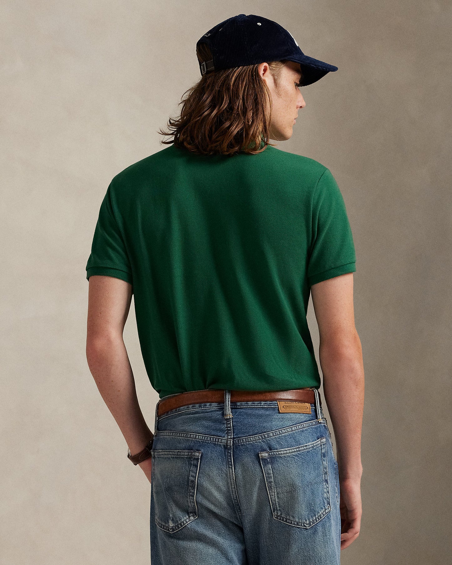 POLO DE PIQUE CUSTOM SLIM CRUISE GREEN