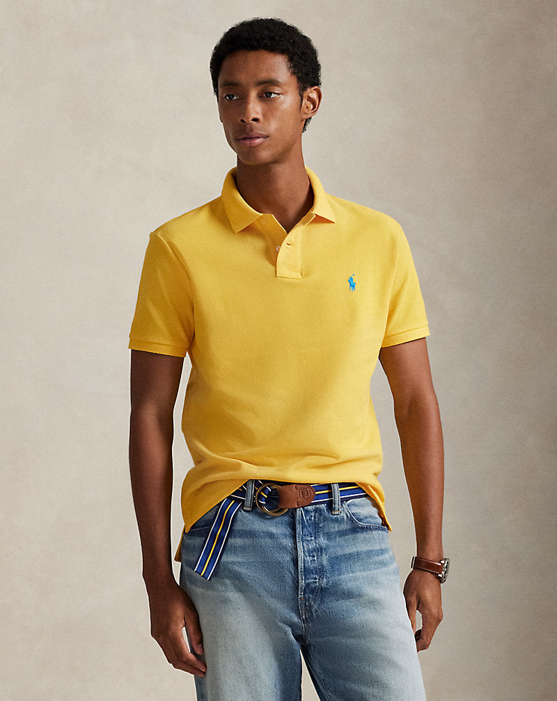 POLO DE PIQUE CUSTOM SLIM YELLOW FIN