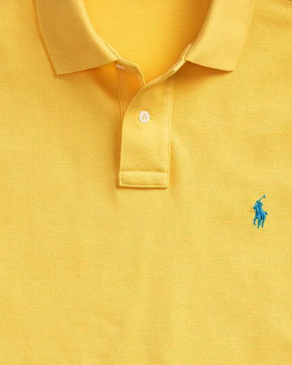 POLO DE PIQUE CUSTOM SLIM YELLOW FIN