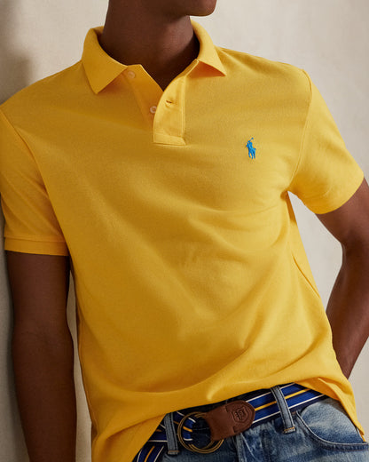 POLO DE PIQUE CUSTOM SLIM YELLOW FIN