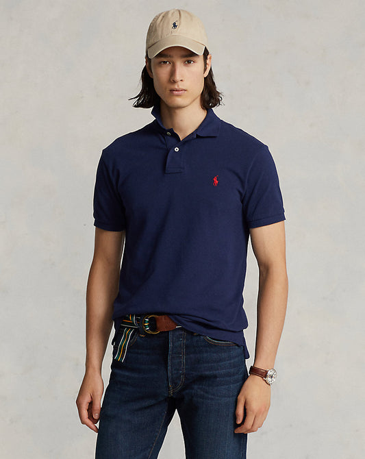 POLO DE PIQUÉ CUSTOM SLIM FIT NEWPORT NAVY