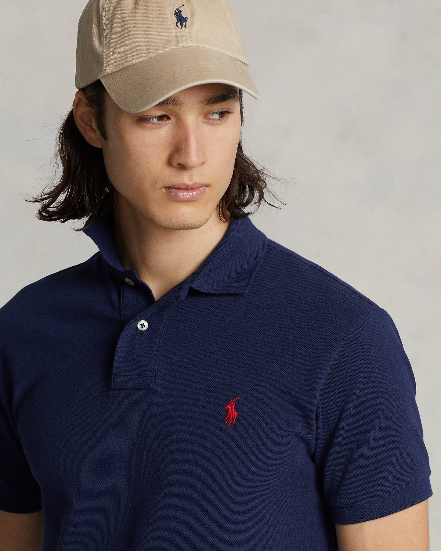 POLO DE PIQUÉ CUSTOM SLIM FIT NEWPORT NAVY