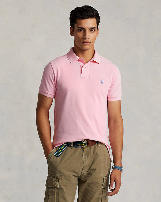 POLO DE PIQUE CUSTOM SLIM FIT CARMEL PINK