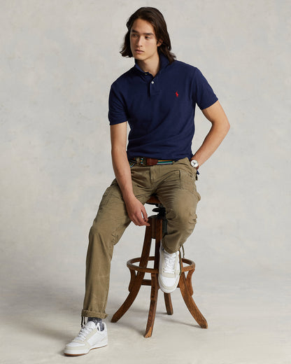 POLO DE PIQUE CUSTOM SLIM NEWPORT NAVY