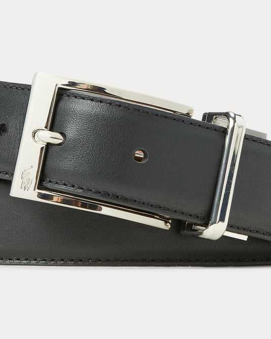 CINTURON EN CUERO REVERSIBLE BLACK/BROWN