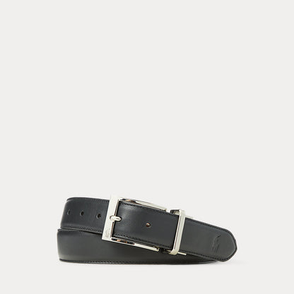 CINTURON EN CUERO REVERSIBLE BLACK/BROWN