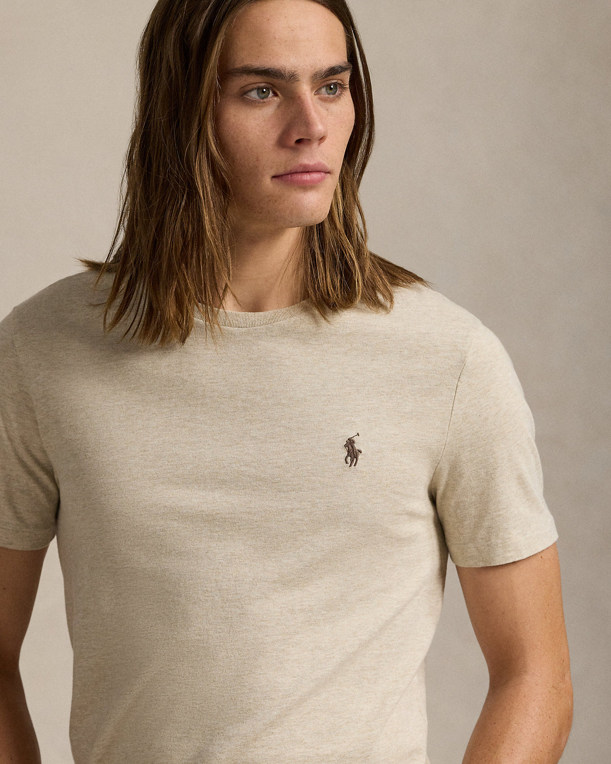 CAMISETA  CUSTOM SLIM FIT ALGODON DE PUNTO EXPEDITON DUNE HEATHER
