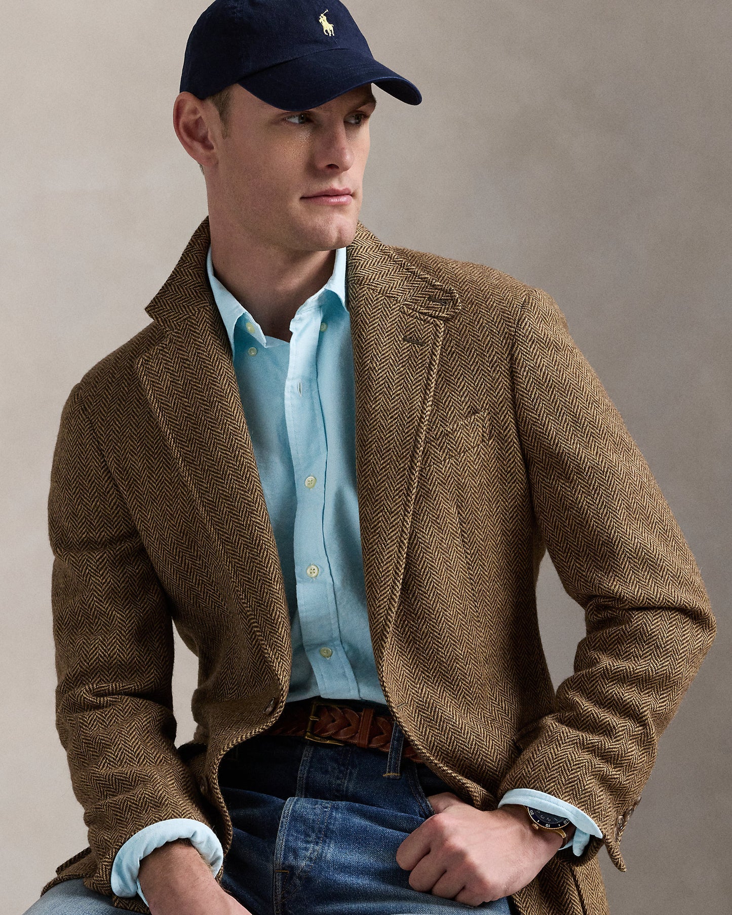 LA ICONICA CAMISA OXFORD CUSTOM FIT AEGEAN BLUE