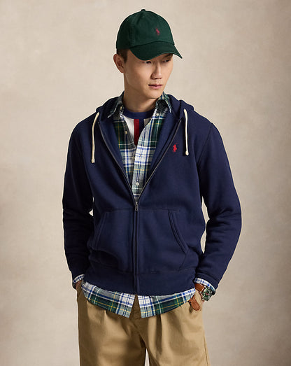 SUDADERA RL CON CAPUCHA Y CIERRE CRUISE NAVY