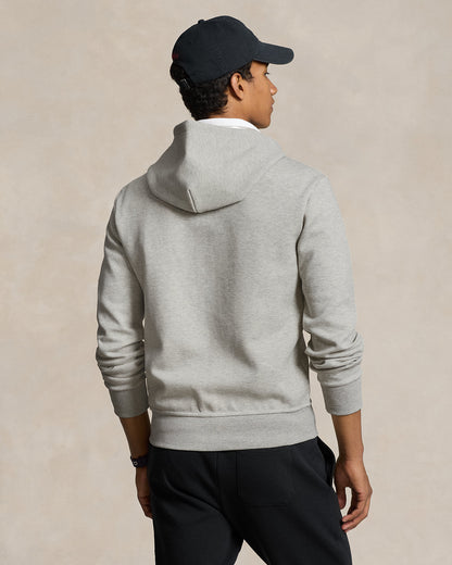 SUDADERA DE DOBLE PUNTO Y CREMALLERA SPORT HEATHER GRAY