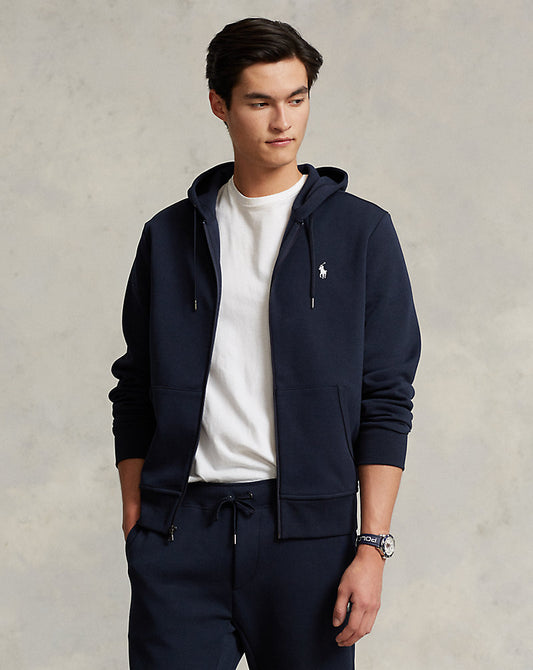 SUDADERA DE DOBLE PUNTO Y CREMALLERA
