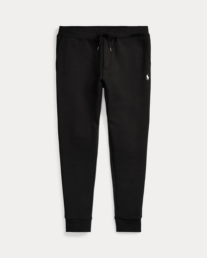 PANTALON JOGGER DE DOBLE PUNTO POLO BLACK