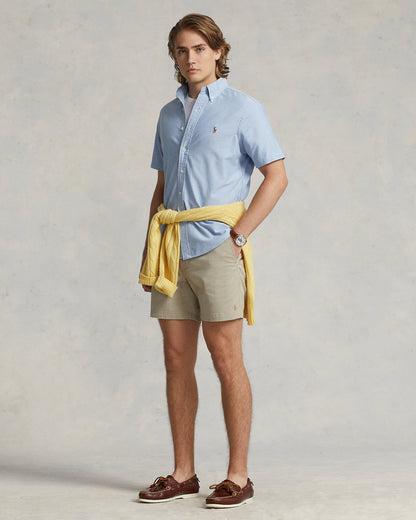 CAMISA CUSTOM FIT EN OXFORD BLUE