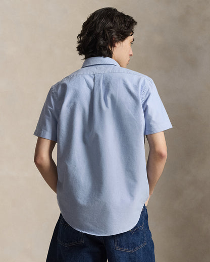 CAMISA CUSTOM FIT OXFORD BSR BLUE M/C