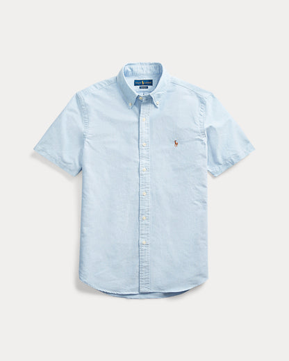 CAMISA CUSTOM FIT EN OXFORD BLUE