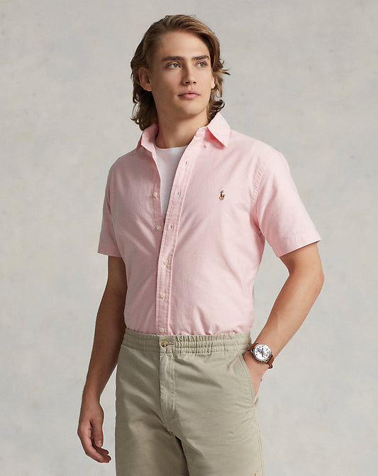 CAMISA CUSTOM FIT EN OXFORD NEW ROSE