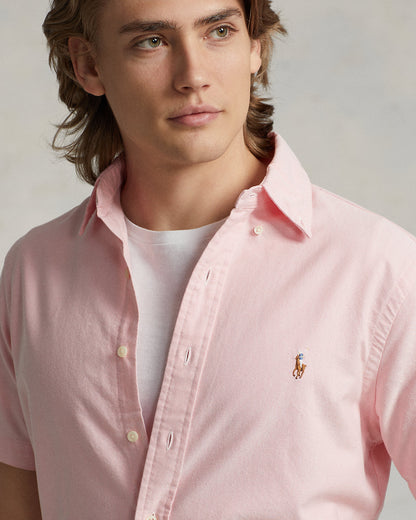 CAMISA CUSTOM FIT EN OXFORD NEW ROSE