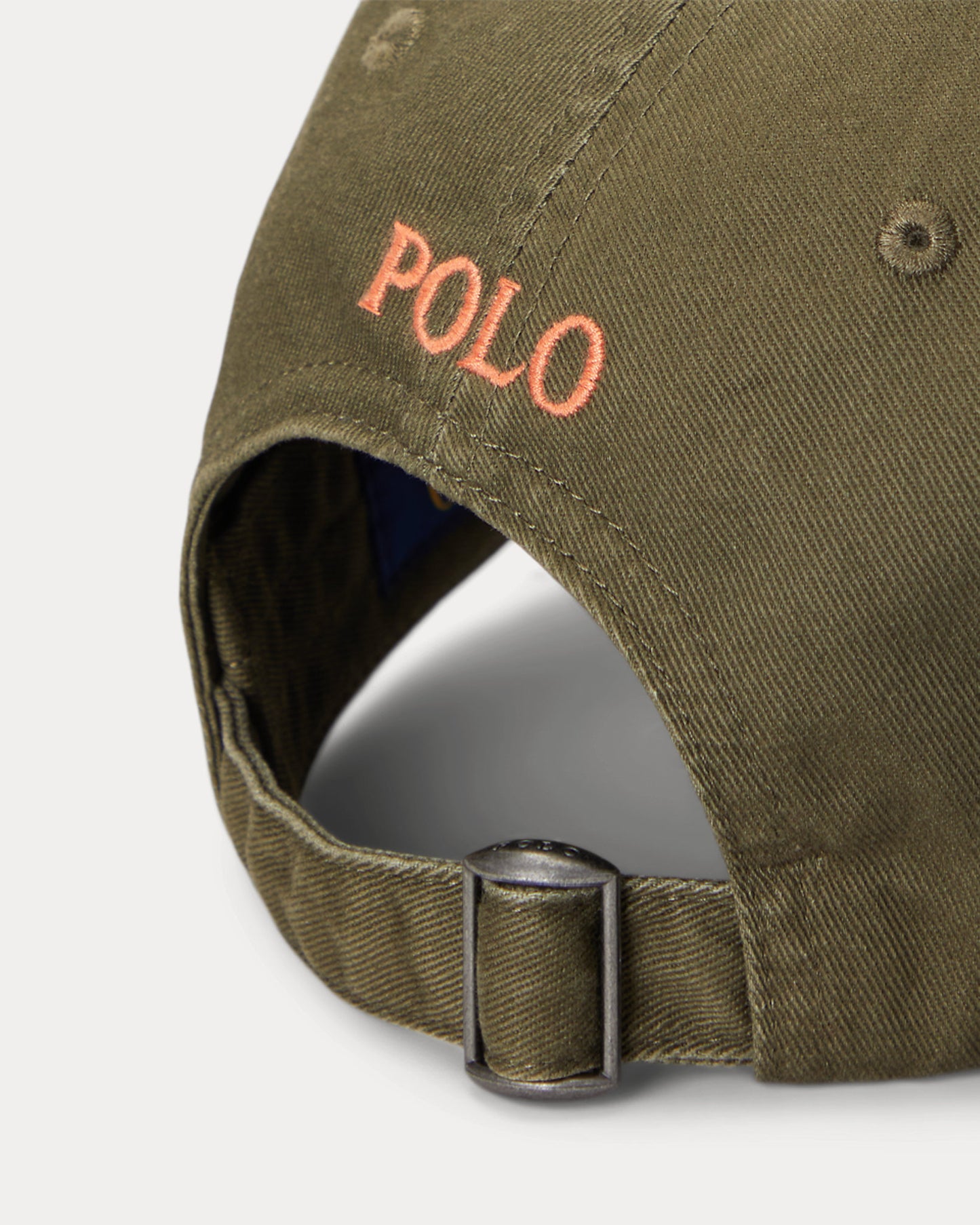 GORRA DE TELA DE CHINO DE ALGODON CANOPY OLIVE