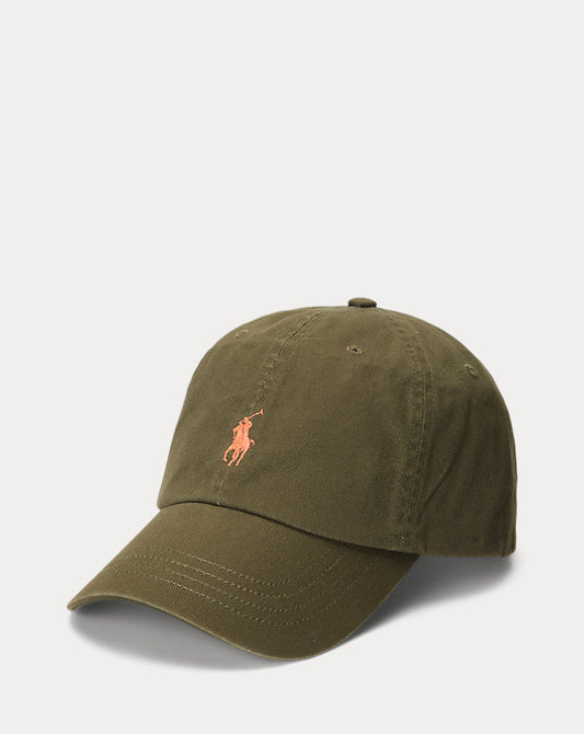GORRA DE TELA DE CHINO DE ALGODON CANOPY OLIVE