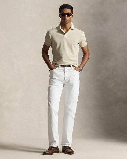 POLO DE PIQUE CUSTOM SLIM EXPEDITION DUNE HEATHER
