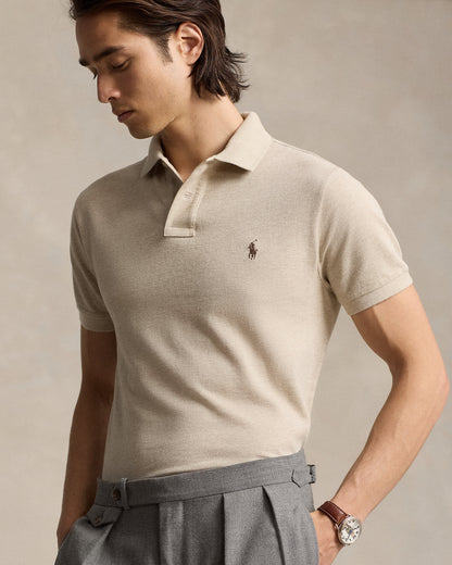 POLO DE PIQUE CUSTOM SLIM EXPEDITION DUNE