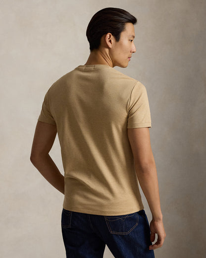 CAMISETA CUSTOM SLIM SOFT COTTON CAFE BROWN
