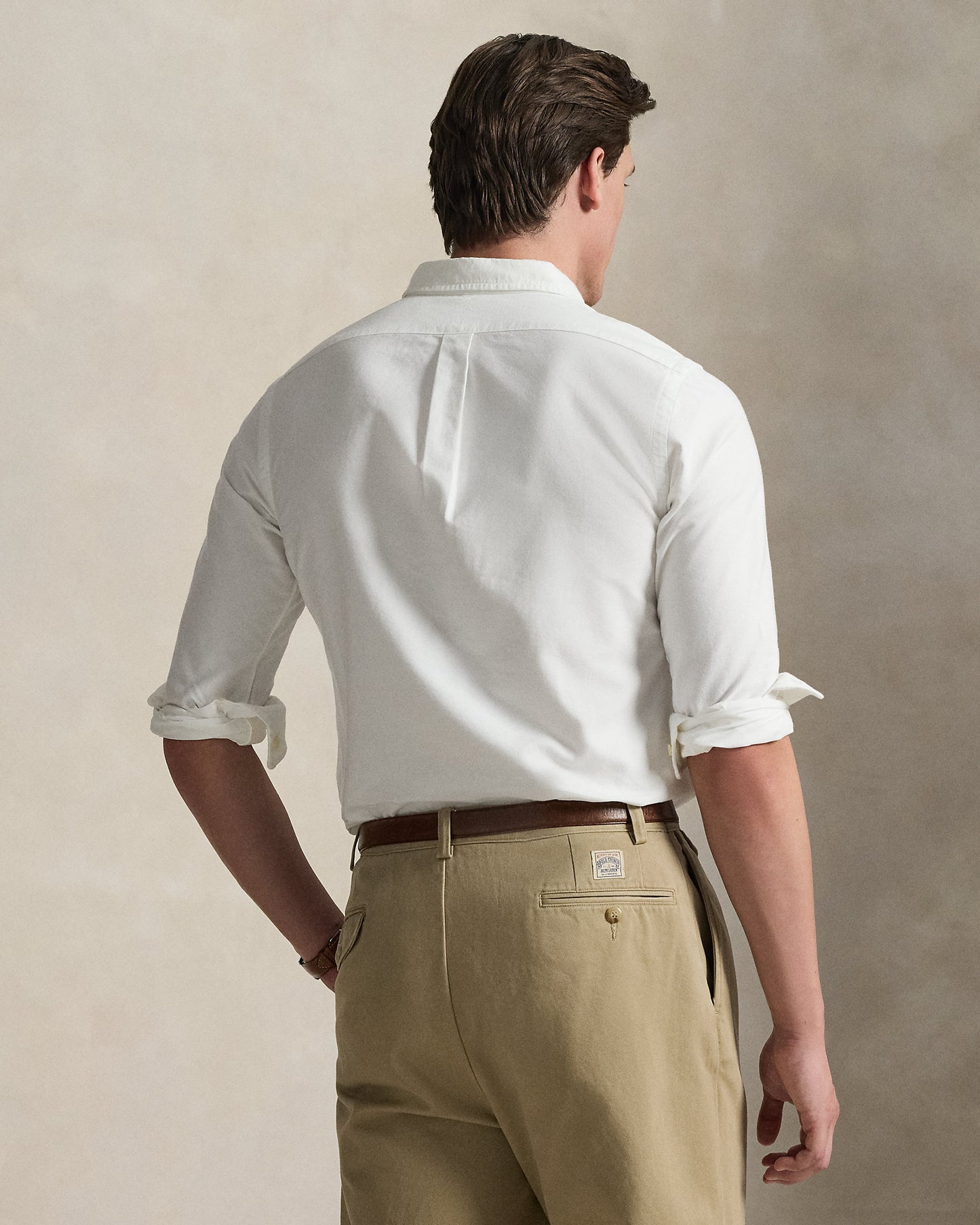 LA ICONICA CAMISA OXFORD CUSTOM FIT WHITE