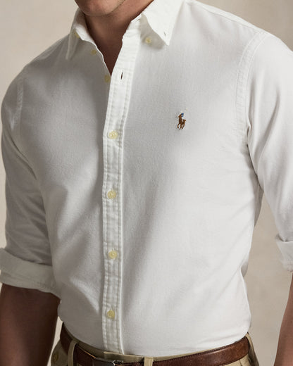 LA ICONICA CAMISA OXFORD CUSTOM FIT WHITE