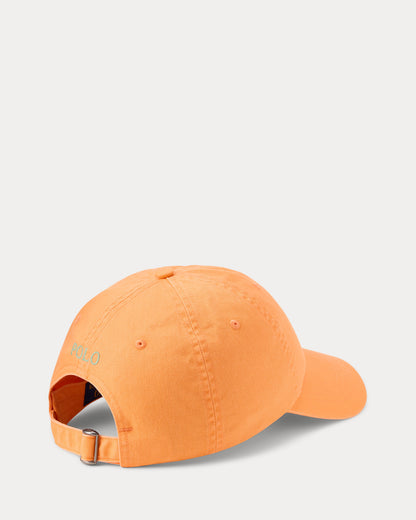 LA ICONICA GORRA DE TELA DE CHINO DE ALGODON POMPANO ORANGE
