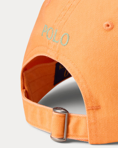 LA ICONICA GORRA DE TELA DE CHINO DE ALGODON POMPANO ORANGE