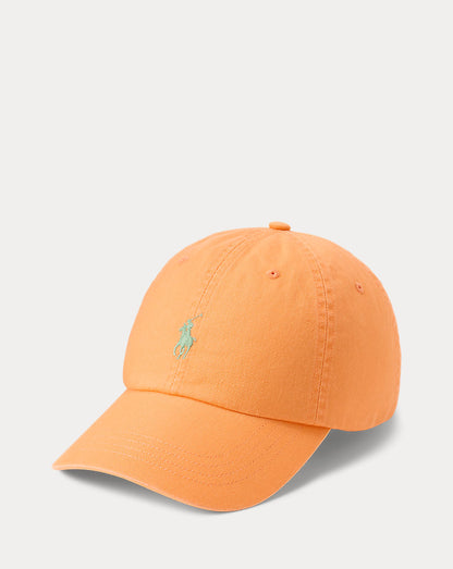LA ICONICA GORRA DE TELA DE CHINO DE ALGODON POMPANO ORANGE