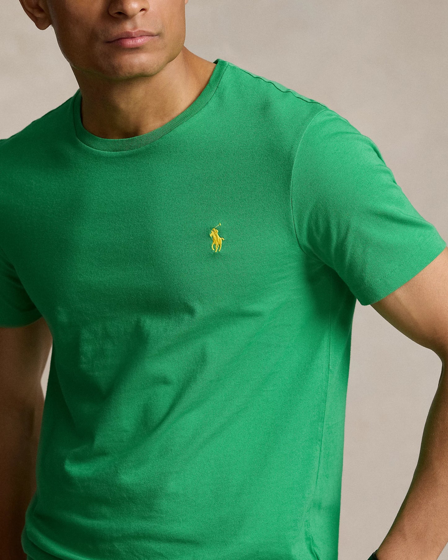 CAMISETA CUSTOM SLIM FIT VERDE