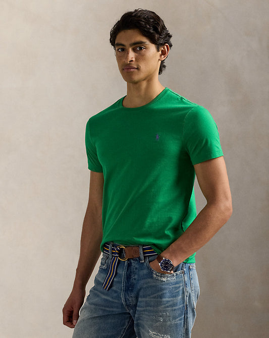 CAMISETA  CUSTOM SLIM FIT ALGODON DE PUNTO CRUISE GREEN