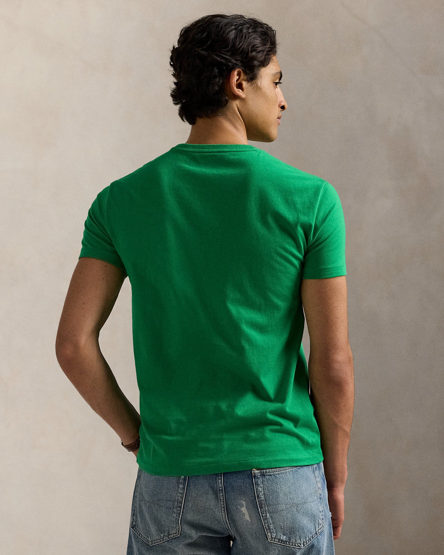CAMISETA  CUSTOM SLIM FIT ALGODON DE PUNTO CRUISE GREEN