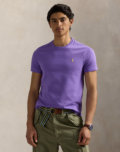 CAMISETA  CUSTOM SLIM FIT ALGODON DE PUNTO SPRING VIOLET