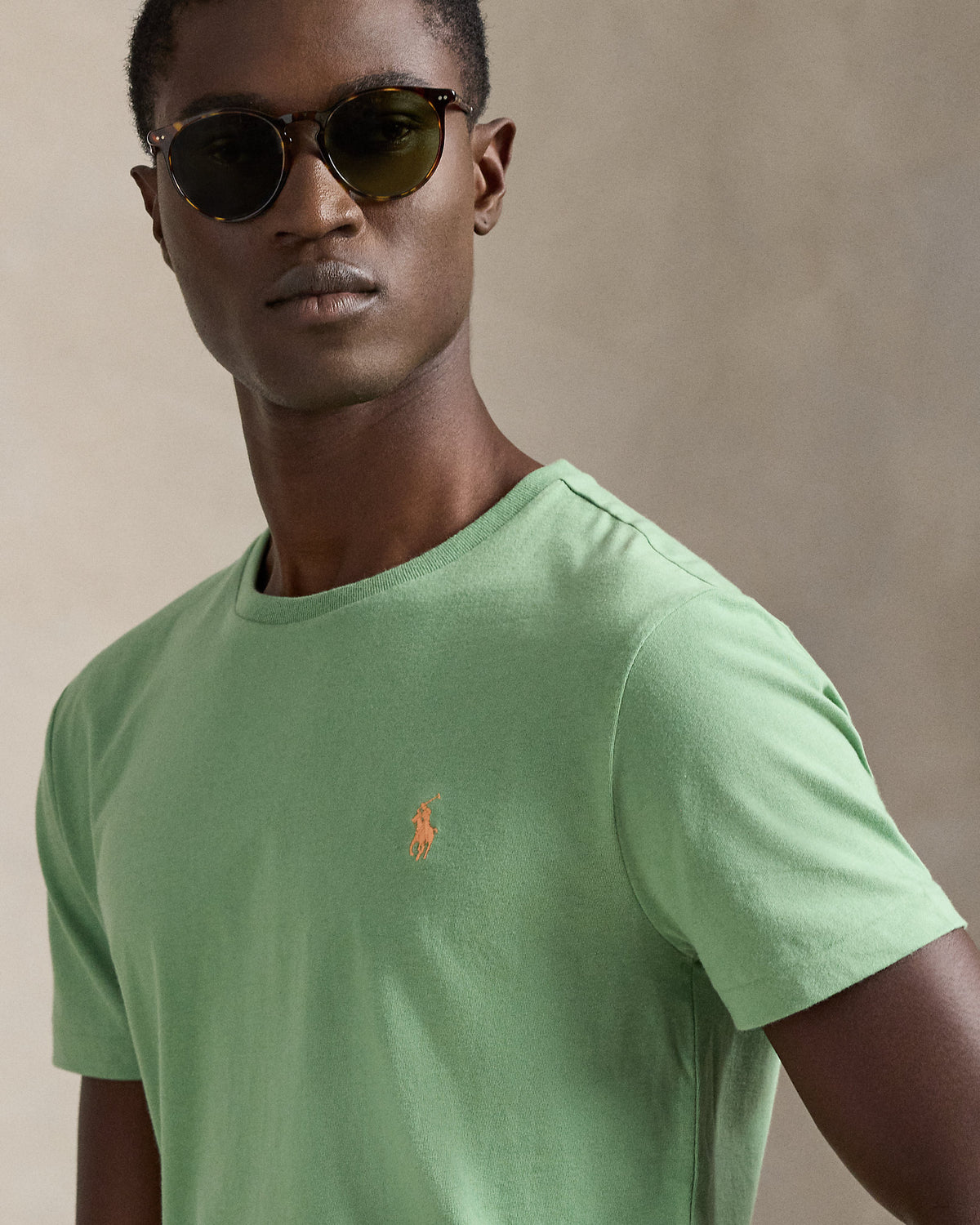 CAMISETA  CUSTOM SLIM FIT ALGODON DE PUNTO OUTBACK GREEN